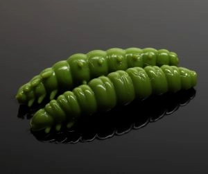 Gumená nástraha Larva 35mm 12ks Olive 031